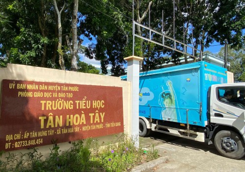  Chuyến xe Thư viện thông minh lưu động tại Trường Tiểu học Tân Hòa Tây