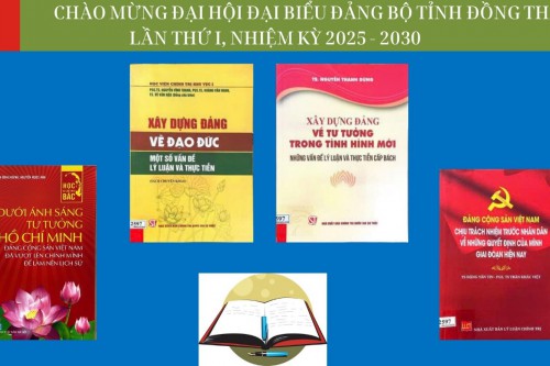 Giới thiệu sách Chào mừng Đại hội đại biểu Đảng bộ tỉnh Đồng Tháp lần thứ I, nhiệm kỳ 2025 – 2030