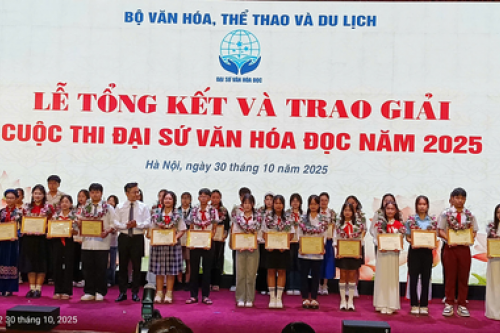 Đồng Tháp: 3 thí sinh đạt giải vòng chung kết cuộc thi Đại sứ Văn hóa đọc năm 2025