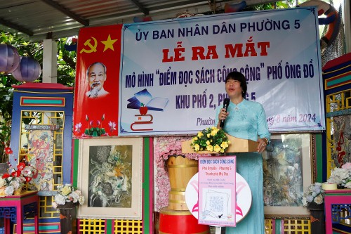 Thư viện Tiền Giang hỗ trợ ra mắt mô hình 